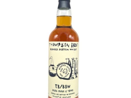 Blended Scotch Whisky 6 Year Old TB BSW Thompson Bros 46% 70cl Discount