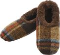 Plaids of Bold Cozy Sherpa Fleece Non Skid Men’s Slipper Online