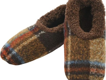 Plaids of Bold Cozy Sherpa Fleece Non Skid Men’s Slipper Online