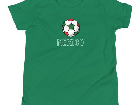 Mexico Soccer Youth Short Sleeve T-Shirt For Cheap