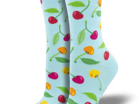 Women s  Cherries  Socks Online Hot Sale