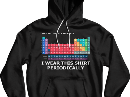 Periodic Table Element Chemistry Gift Unisex Hooded Sweatshirt Online Sale