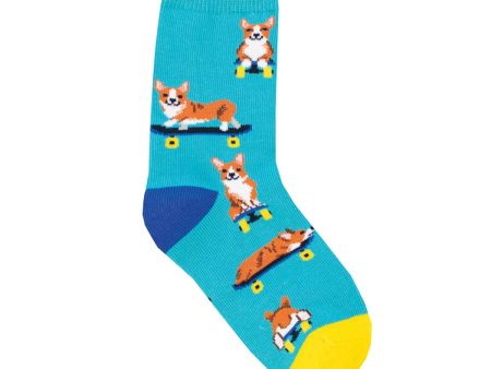 Skater Corgi - Cotton Crew Online