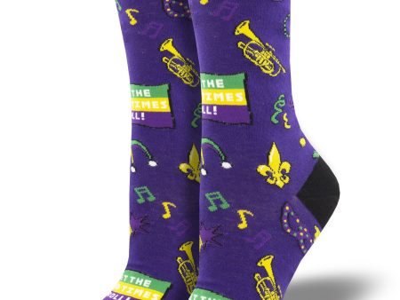 Women s  Mardi Gras  Socks Sale