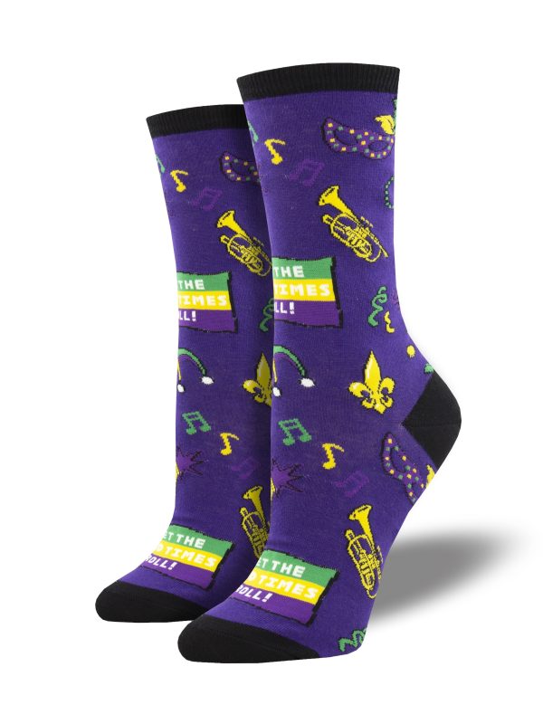 Women s  Mardi Gras  Socks Sale