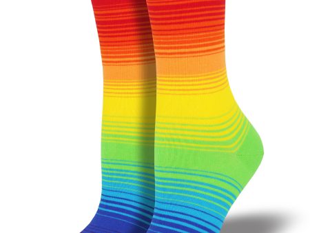 Women s  Rainbow  Socks Fashion