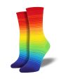 Women s  Rainbow  Socks Fashion