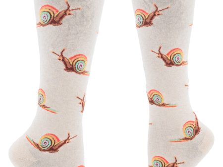 Rainbow Snail Knee High Sock Discount