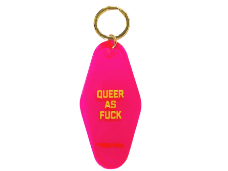 Queer As Fuck Motel Keytag For Sale