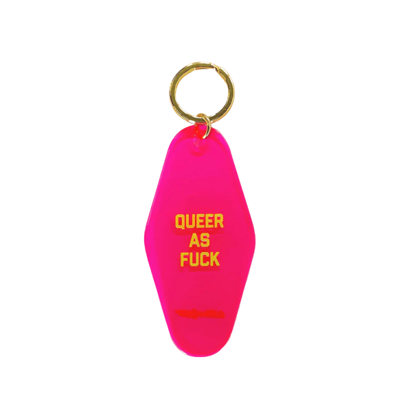 Queer As Fuck Motel Keytag For Sale