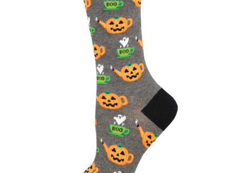 Pumpkin Spice Tea Sock For Sale