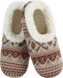 Fairisle Cozy Sherpa Fleece Non Skid Slipper Socks Sale