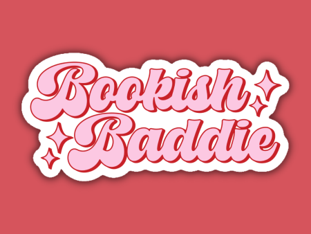 Bookish Baddie Reader Sticker Online Sale