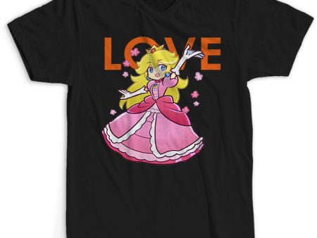 Princess Peach Love T Shirt Online Hot Sale