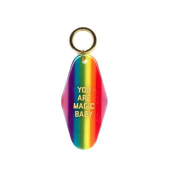 Rainbow You Are Magic Motel Keytag Cheap