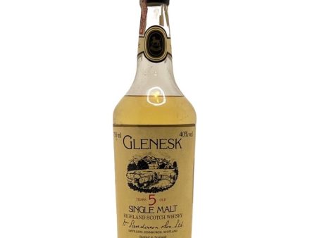 Glenesk 5 Year Old Wm Sanderson Buton Import 40% 75cl For Sale