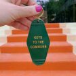 Keys to the Commune Motel Style Keychain For Discount