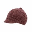 Jax Knit Brim Beanie: Rose Wood For Discount