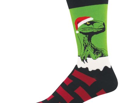 Raptor Claus - Cotton Crew Cheap