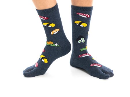 V-Toe Split Toe Novelty Japanese Sushi Big Toe Tabi Socks Online Sale