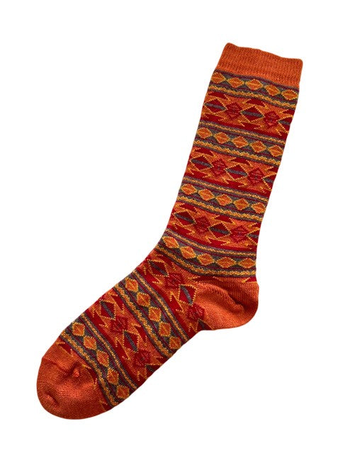 Aztec Geometric Southwest Alpaca Crew Online Sale