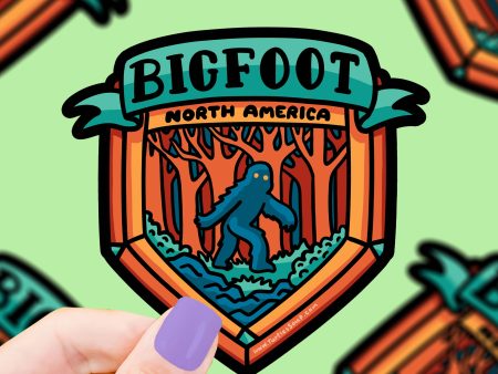 Big Foot Cryptid  Location Sighting Vinyl Sticker Online now