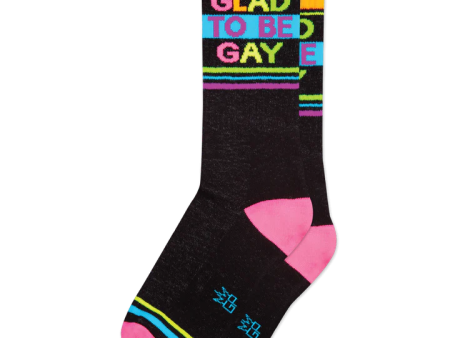 Glad To Be Gay Unisex Gym Crew Sock For Discount