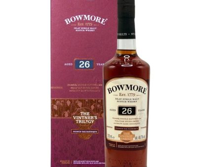 Bowmore 26 Year Old Vintners Trilogy 48.7% 70cl Supply