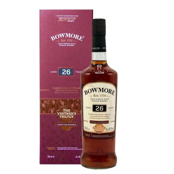 Bowmore 26 Year Old Vintners Trilogy 48.7% 70cl Supply