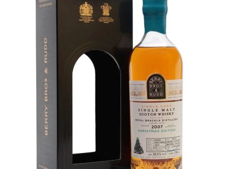 Royal Brackla 14 Year Old 2007 Berry Bros & Rudd #03086 50.6% 70cl Fashion