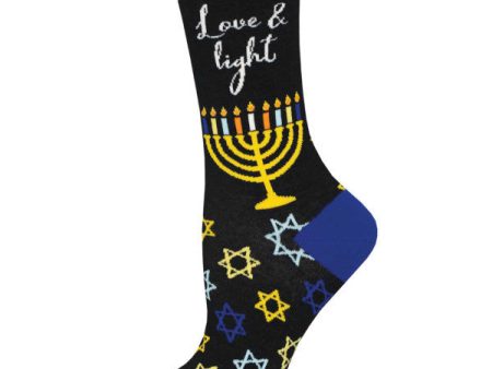 Love and Light Hanukkah Socks Supply