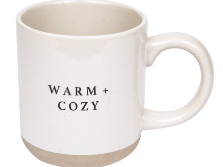 Warm & Cozy Stoneware Coffee Mug-Christmas Home Decor & Gift Sale