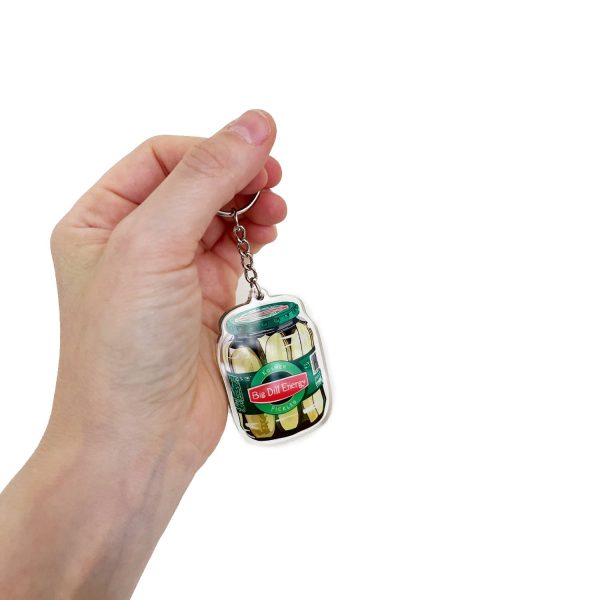 Dill Pickle Jar Keychain Online Sale