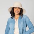 Park Lane Wool Blend Floppy Hat With Leather Cording Trim Cheap