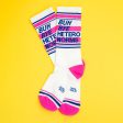 Buh Bye Hetero Norms Unisex Gym Crew Socks Online