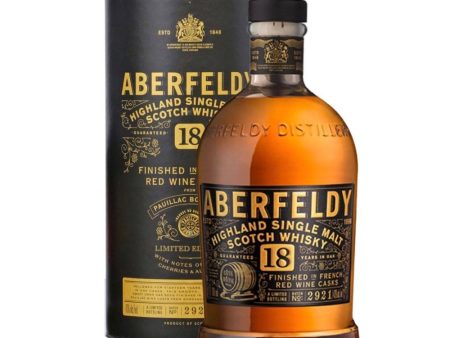 Aberfeldy 18 Year Old Red Wine Finish 43% 70cl Supply