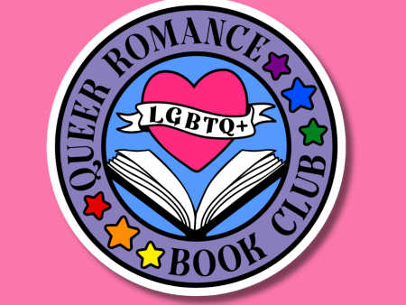 Queer Romance Book Club Sticker Supply