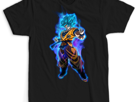 Dbz Goku Super Saiyan God Blue T Shirt Sale