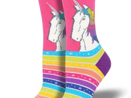 Women s  Rainbow Hair Don t Care  Socks Cheap