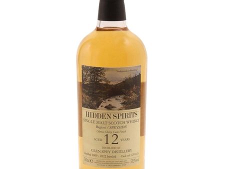 Glen Spey 12 Year Old 2009 Hidden Spirits GS922S 53.9% 70cl Online Sale