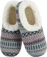 Fairisle Cozy Sherpa Fleece Non Skid Slipper Socks Sale