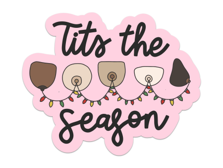 Tits The Season Holiday Sticker Online