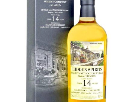 Balmenach 14 Year Old 2007 Hidden Spirits 52.9 70cl Fashion