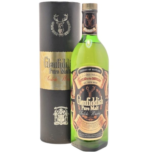 Glenfiddich Pure Malt 1980s 43% 75cl Cheap