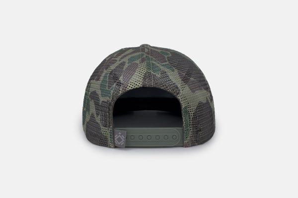 All-Mesh Camo Trucker Hat Online now