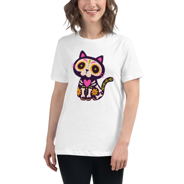 Muertos Cat Women s Relaxed T-Shirt Sale