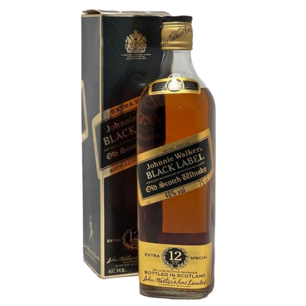 Johnnie Walker Black Label 12 Year Old 1980s 43% 75cl Online now