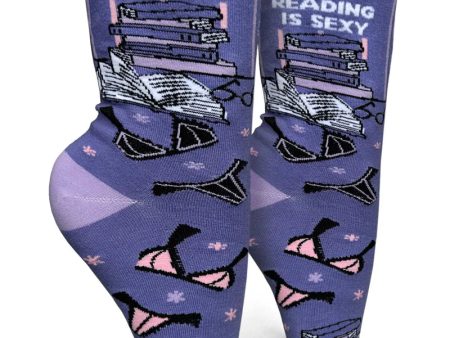 Reading is Sexy Crew Socks Fashion