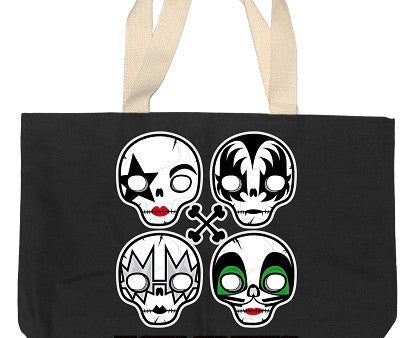 MUERTOS KISS TOTE BAG - BLACK Discount