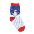 Festive Snowman Kid’s Crew Hot on Sale